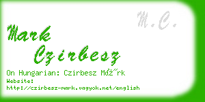 mark czirbesz business card